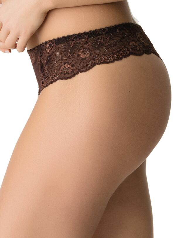 0641420 Prima Donna Twist Caramba Thong - 0641420 Chocolate