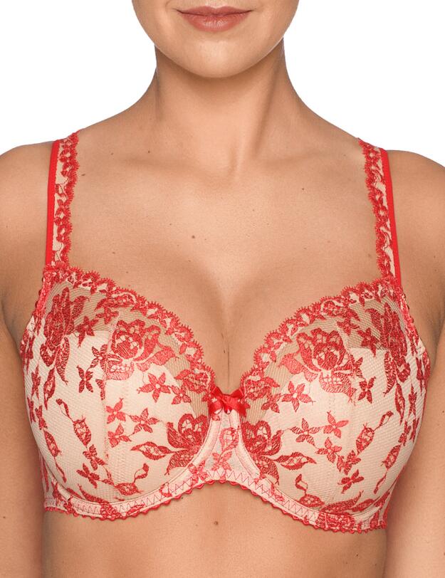 0162854/0162855 Prima Donna Dolce Vita Padded Balcony Bra - 0162854/0162855 Lipstick