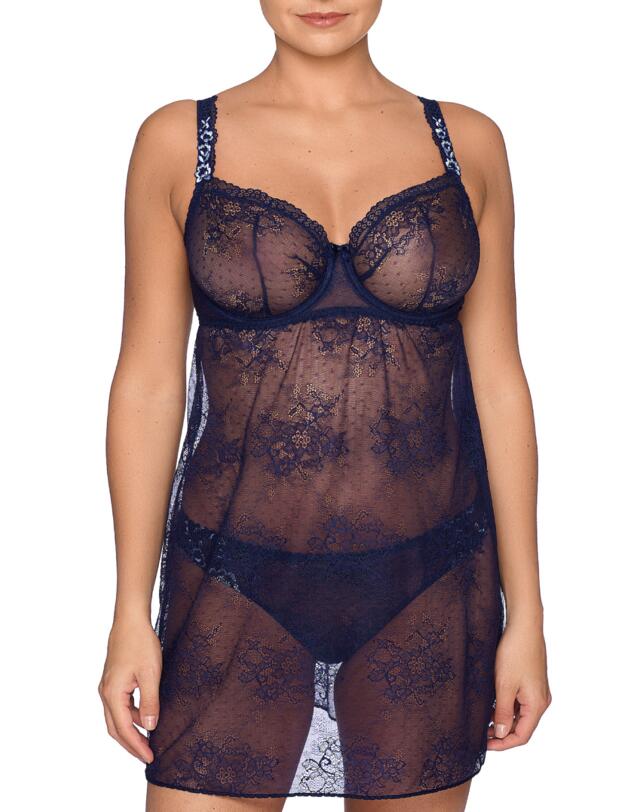 0862842 Prima Donna True Romance Sheer Dress - 0862842 Sapphire Blue