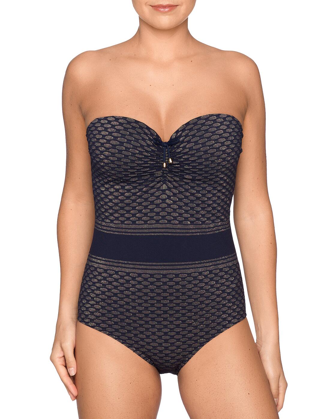 underwired strapless swimsuit