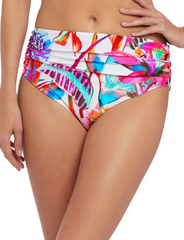 6480 Fantasie Paradise Bay Deep Gathered Bikini Brief - 6480 Multi