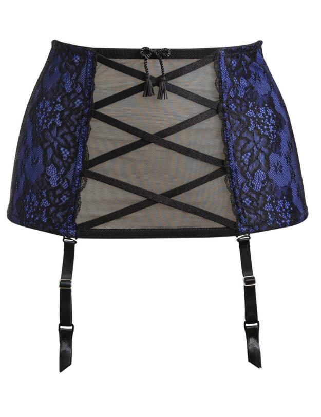 54008 Pour Moi? Hush Suspender - 54008 Blue/Black