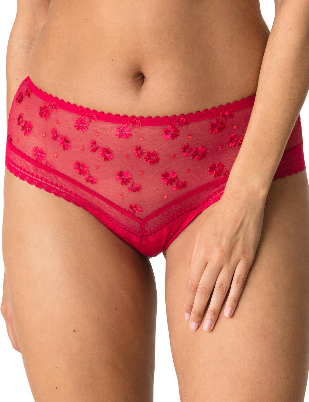 0662871 Prima Donna Ray Of Light Luxury Thong - 0662871 Persian Red
