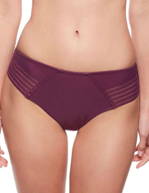 9332 Panache Black Etta Brazilian Brief - 9332 Wine