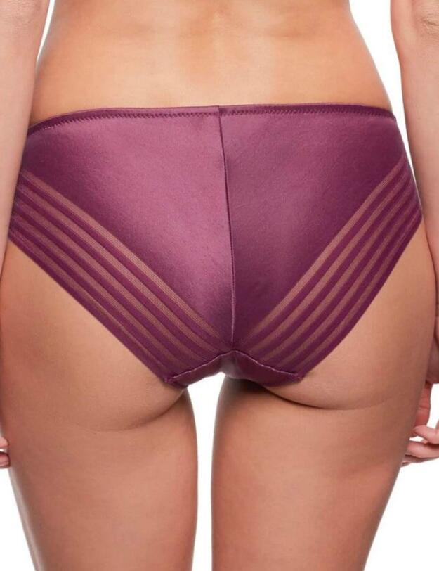 9332 Panache Black Etta Brazilian Brief - 9332 Wine
