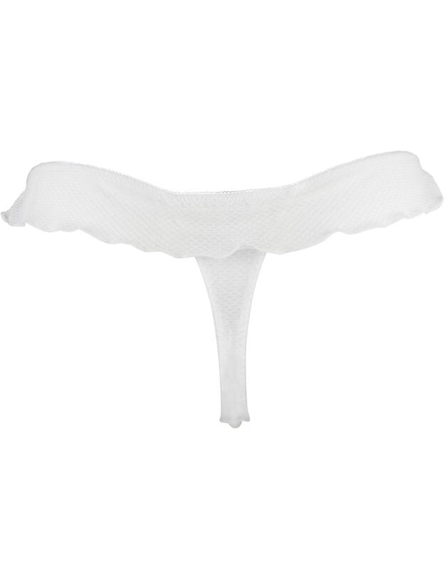 11003 Pour Moi? Ditto Skirted Thong - 11003 White