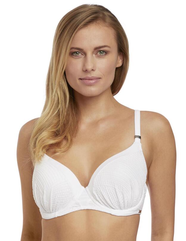 6353 Fantasie Ottawa Moulded Gathered Bikini Top - 6353 White