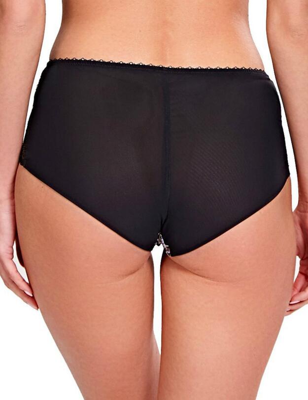 6954 Panache Jasmine Deep Brief - 6954 Animal Black