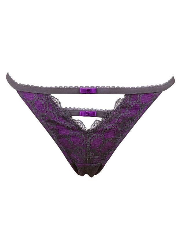 61004 Pour Moi? Instinct Brazilian Brief - 61004 Silver/Purple