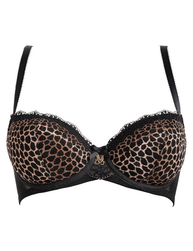 53000 Pour Moi Roar Plunging Padded Bra - 53000 Black/Gold