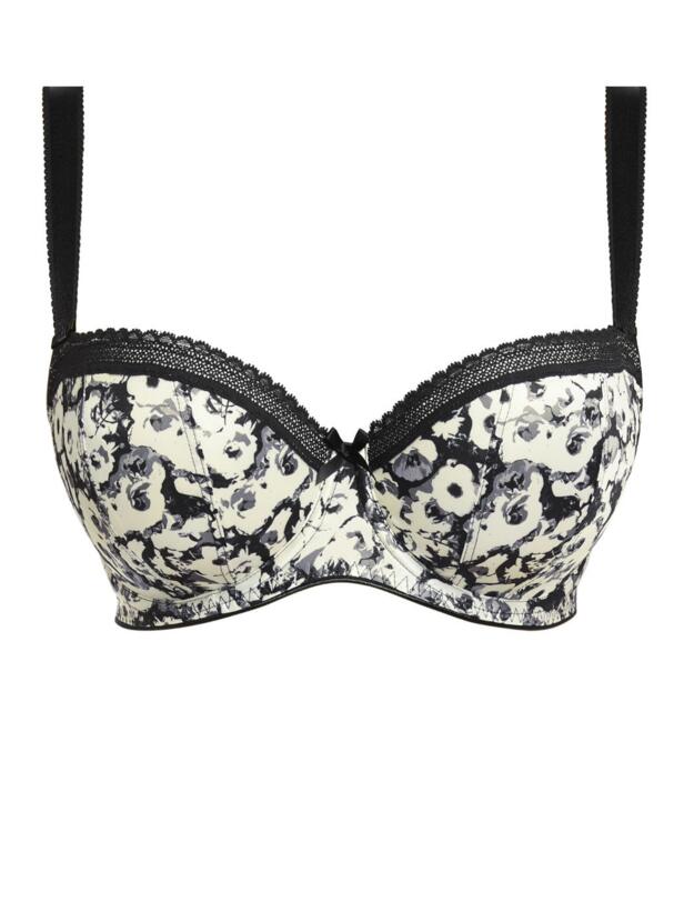 2581 Fantasie Mya Padded Half Cup Bra - 2581 Monochrome