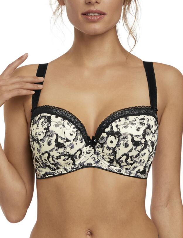 2581 Fantasie Mya Padded Half Cup Bra - 2581 Monochrome