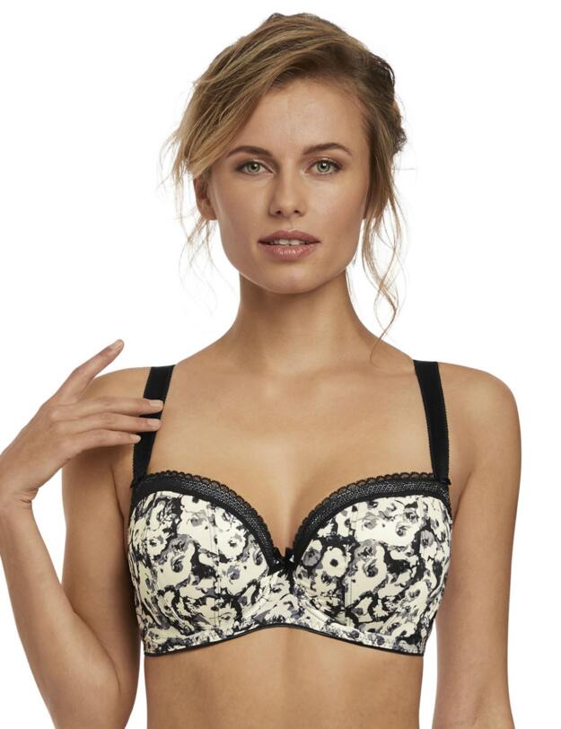 2581 Fantasie Mya Padded Half Cup Bra - 2581 Monochrome