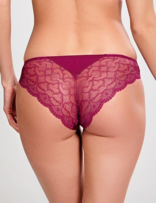 7952 Panache Black Ardour Brazilian Brief - 7952 Magenta