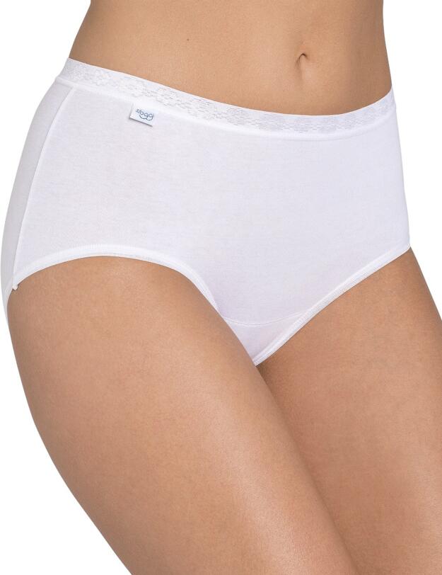 10150303 Sloggi Classic H Midi Brief - 10150303 White