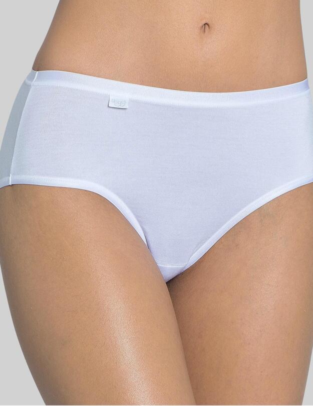 10150874 Sloggi Feel Natural Midi Brief 2 Pack - 10150874 White