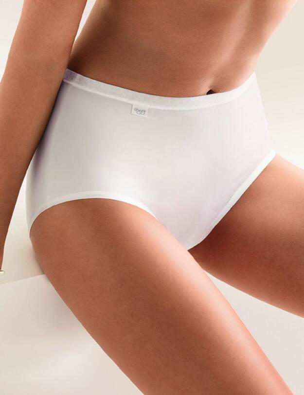 10150876 Sloggi Feel Pure Maxi Brief (2 Pack) - 10150876 White