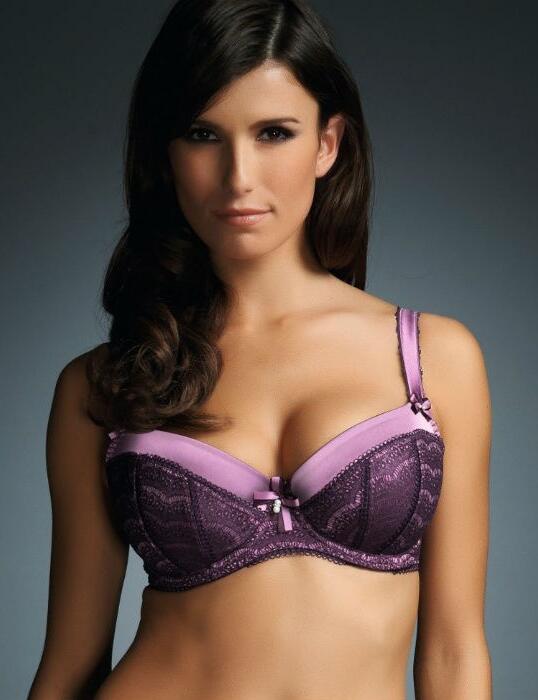 0251 Fauve Coco Padded Half Cup Bra - 0251 Mulberry