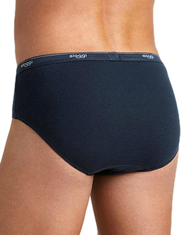10069828 Sloggi Men Basic Midi (3 Pack) - 10069828 Navy