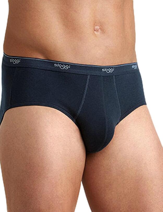 10069828 Sloggi Men Basic Midi (3 Pack) - 10069828 Navy