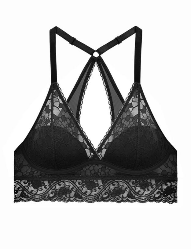 Wonderbra Sexy Triangle Push Up Bra Black