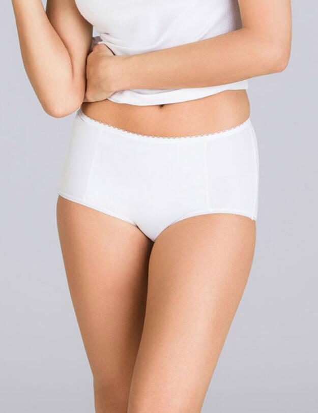Playtex Cotton Lift Maxi Brief White
