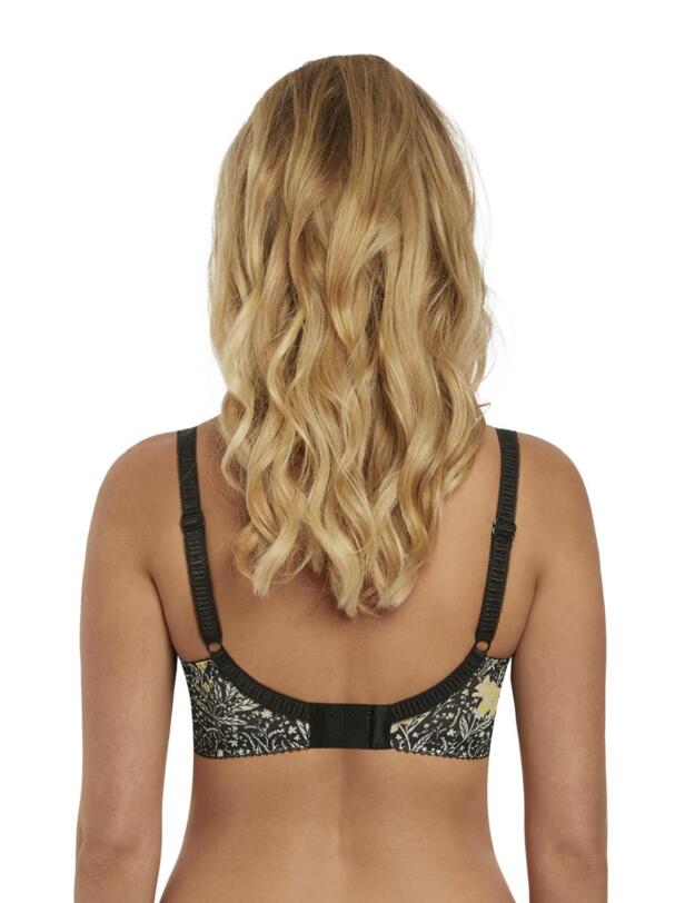 Freya Floral Bonanza Underwired Balcony K Cup Bra Black/Floral
