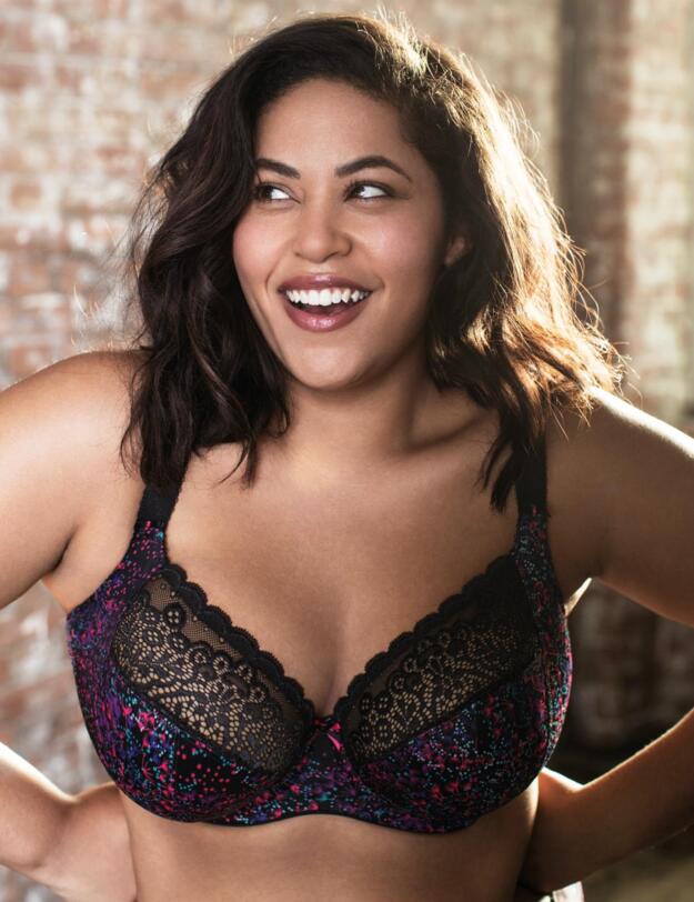 4190 Elomi Jodi Plunge Bra - 4190 Firecracker