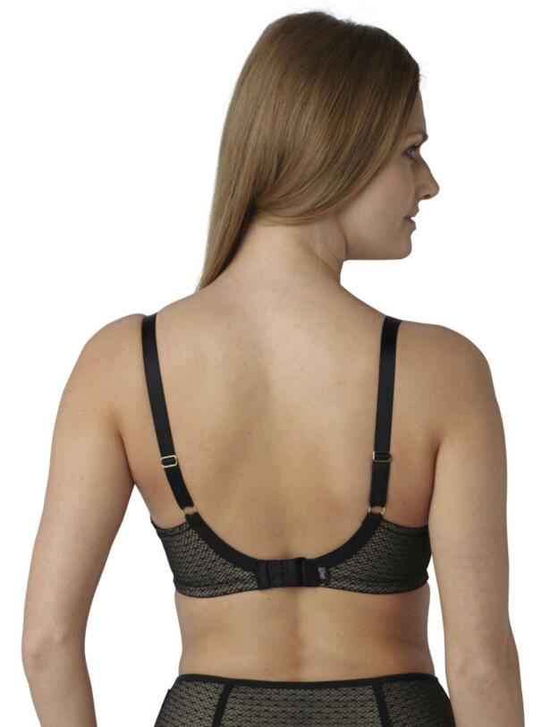 9031 Panache Black Esme Balcony Bra - 9031 Black/Nude