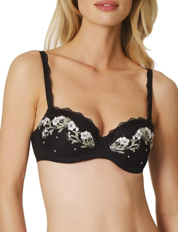 0102249 Marie Jo Ester Padded Balcony Bra - 0102249 Black