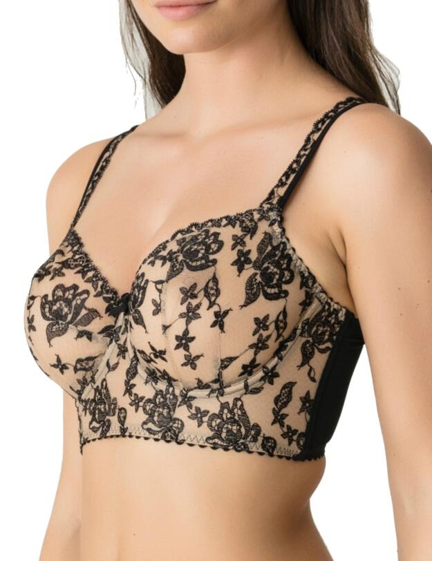 0162852/0162853 Prima Donna Dolce Vita Longline Bra - 0162852/0162853 Black