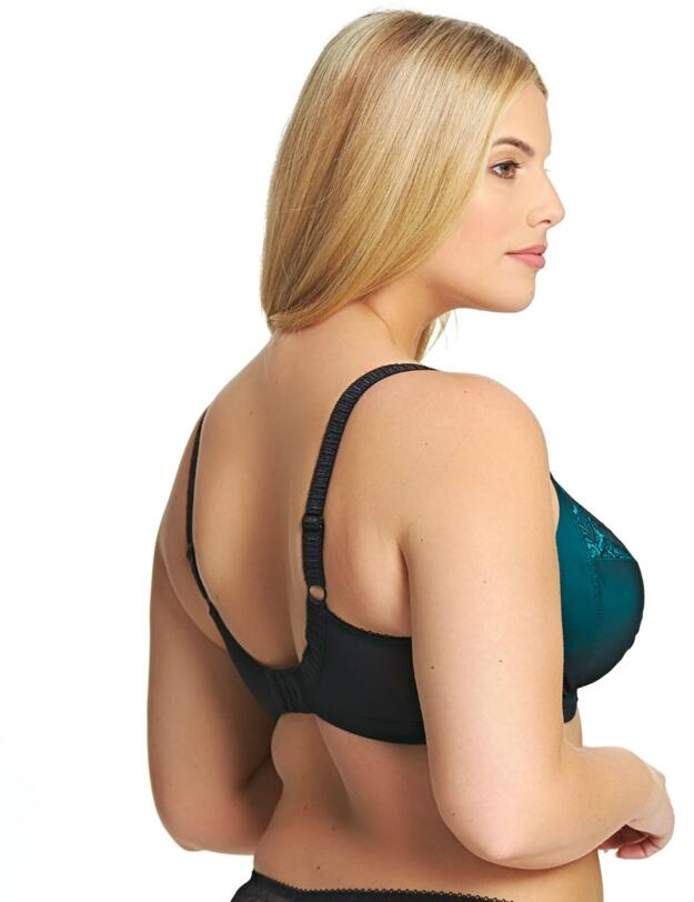4061 Elomi Anushka Underwired Plunge Bra - 4061 Dark Green
