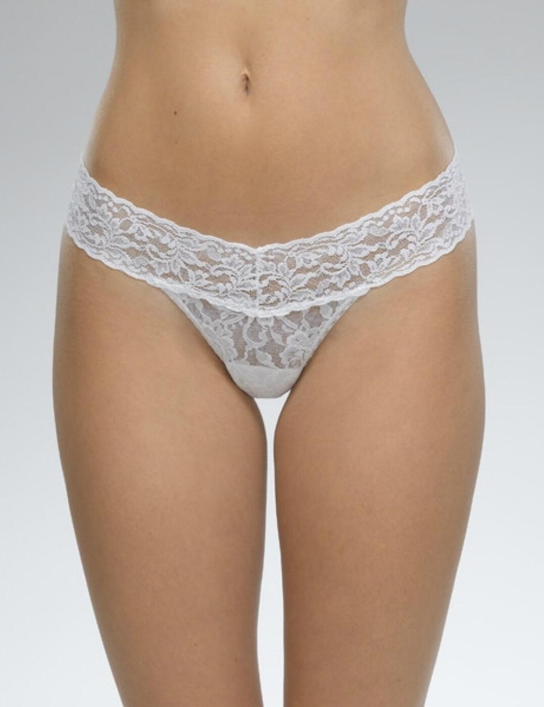 4911P Hanky Panky Signature Lace Low Rise Thong - 4911P White