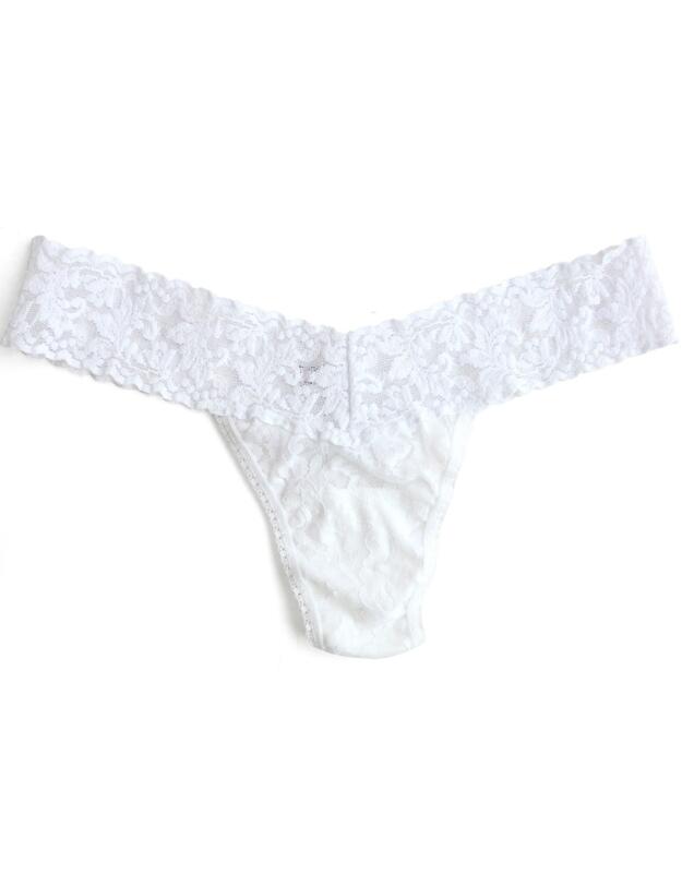 4911P Hanky Panky Signature Lace Low Rise Thong - 4911P White