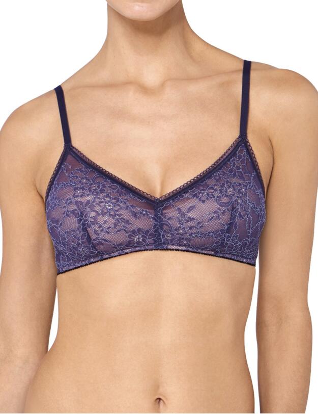 Sloggi Light Lace Non Wired Stretch Bra Smoky Lilac