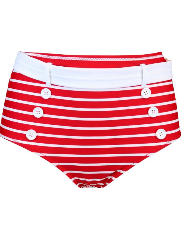 68014 Pour Moi? Starboard Control Bikini Brief - 68014 Red/White 