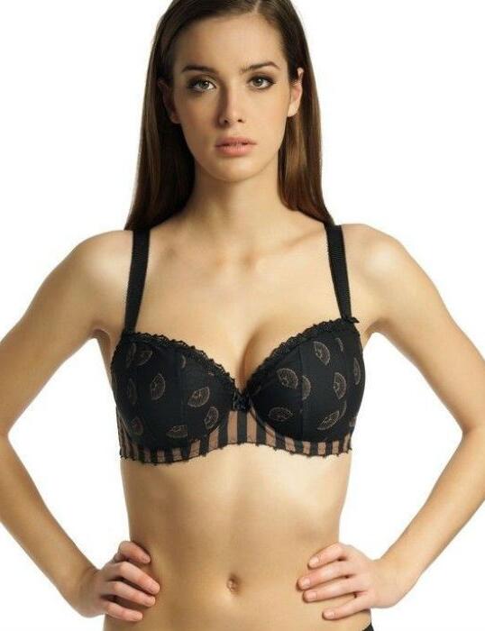 1513 Freya Fan-Tastic Padded Half Cup Bra - 1513 Noir