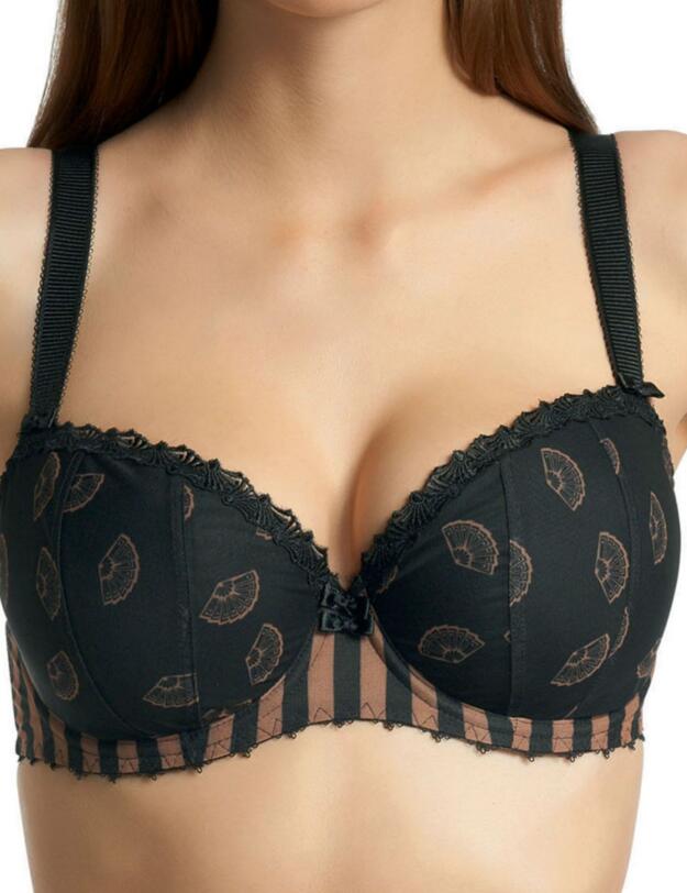 1513 Freya Fan-Tastic Padded Half Cup Bra - 1513 Noir