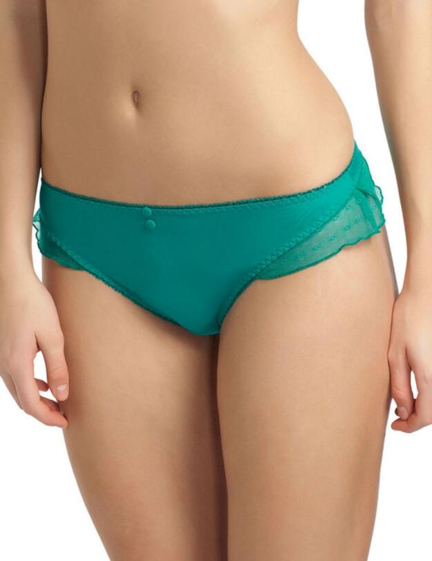 1257 Freya Deco Honey Thong Jade - 1257 Thong