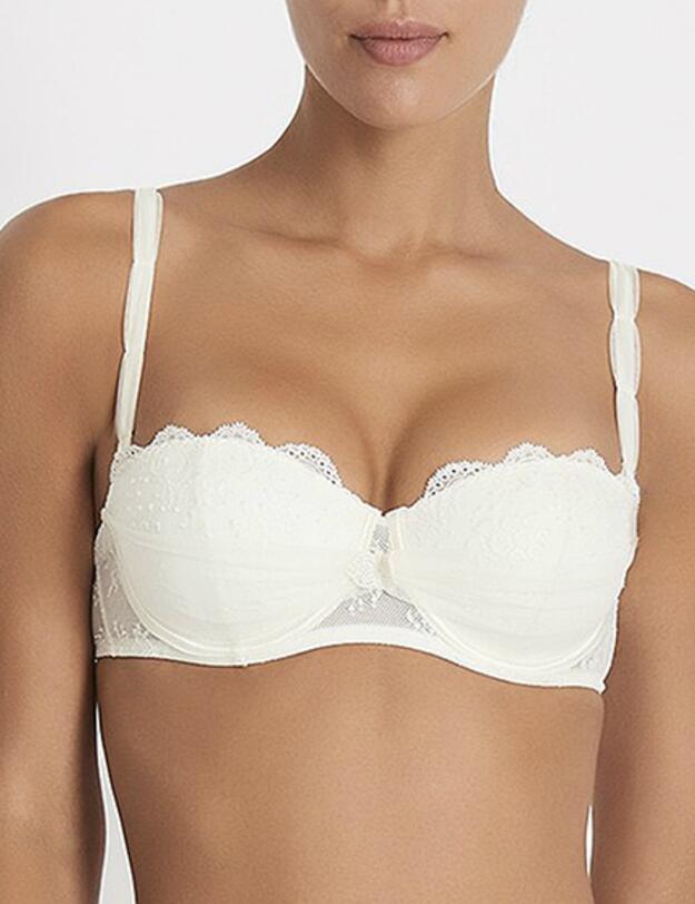 DA06 Aubade A L'amour Moulded Cup Strapless Bra - DA06 Nacre