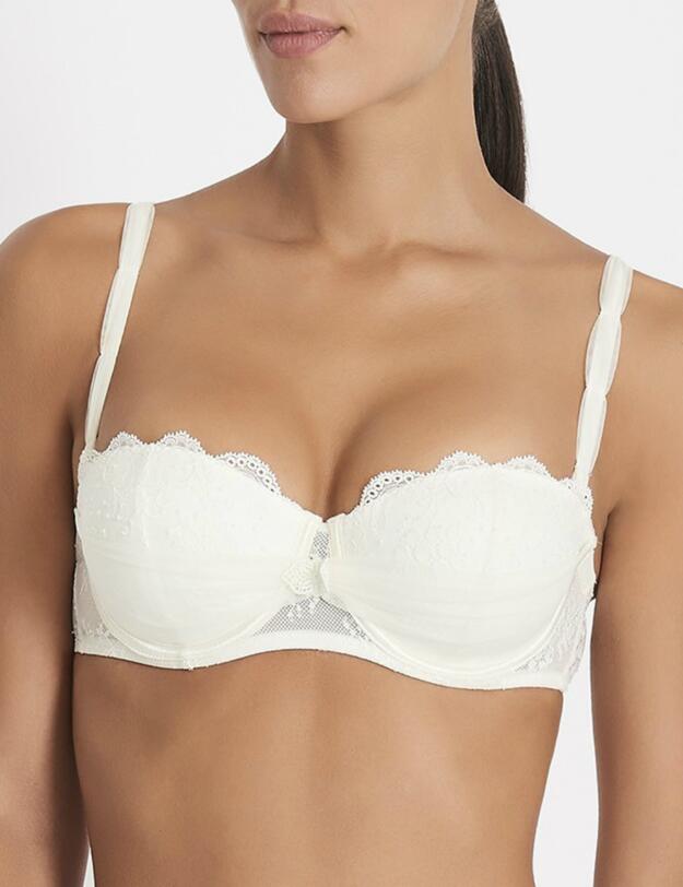 DA06 Aubade A L'amour Moulded Cup Strapless Bra - DA06 Nacre