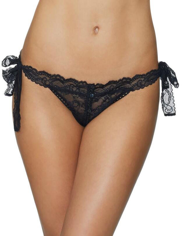 P020 Aubade Boite A Desir Culotte Coquine Bikini Brief - P020 Noir