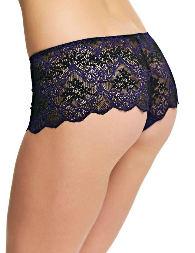 845257 Wacoal Lace Impression Boy Short - 845257 Medieval Blue