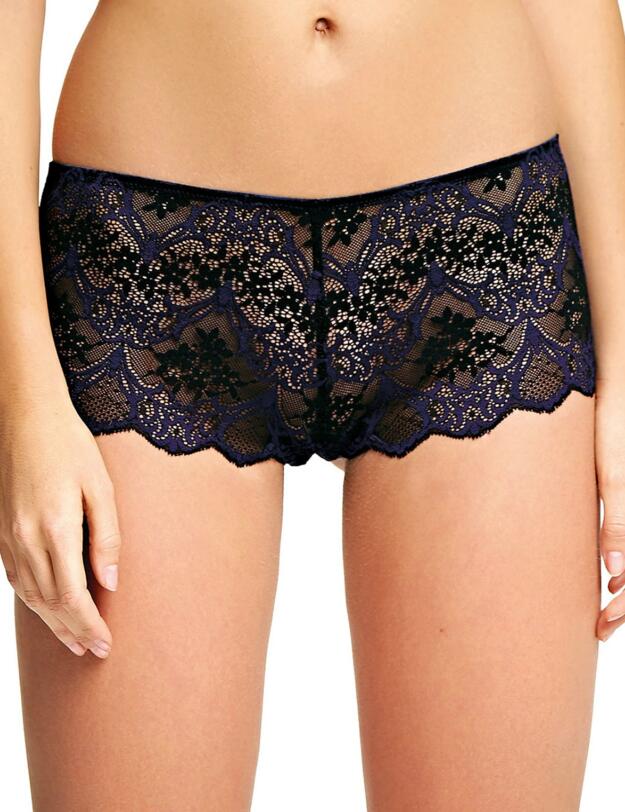 845257 Wacoal Lace Impression Boy Short - 845257 Medieval Blue