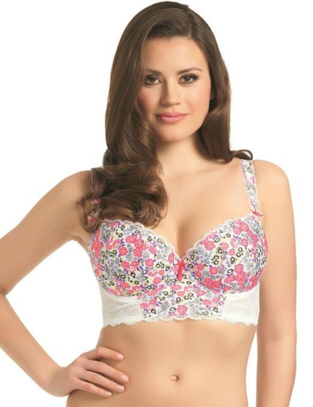 1543 Freya Flourish Padded Longline Bra - 1543 Blossom