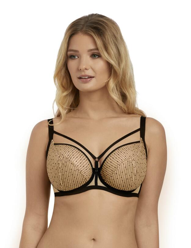 5241 Freya Taboo Underwired Plunge Balcony Bra - 5241 Cafe Noir