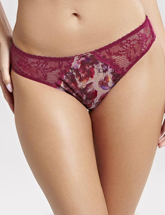 6953 Panache Jasmine Brazilian Brief - 6953 Autumn Floral