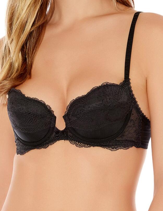 112003 Wacoal Vision Padded Balcony Bra - 112003 Black