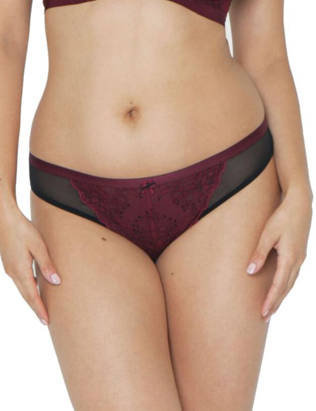 SG5405 Curvy Kate Dragonfly Brazilian Brief - SG5405 Black/Wine