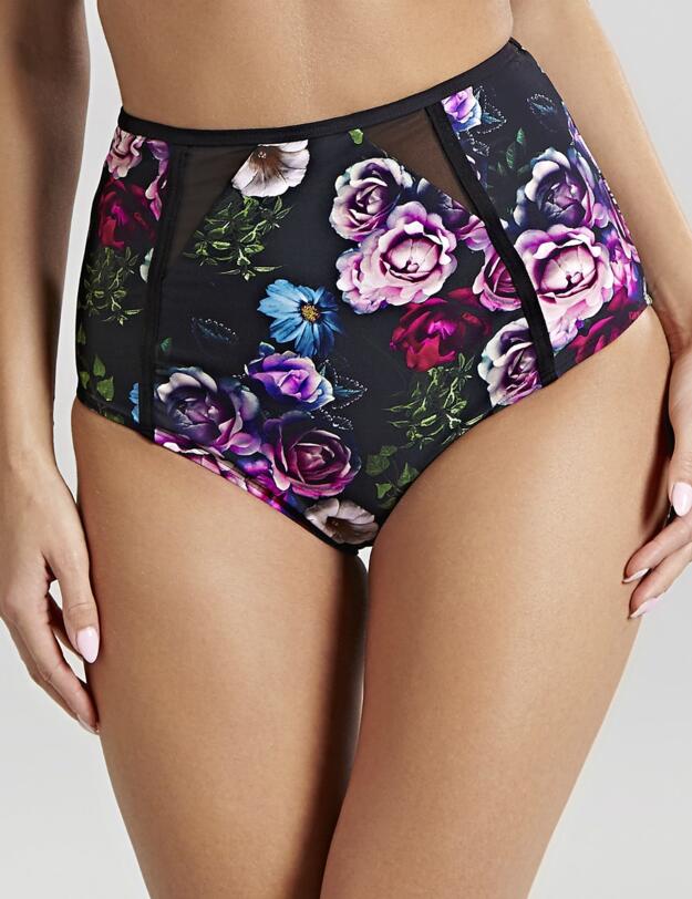 SW1209 Panache Jolee High Waist Bikini Pant - SW1209 Floral Multi